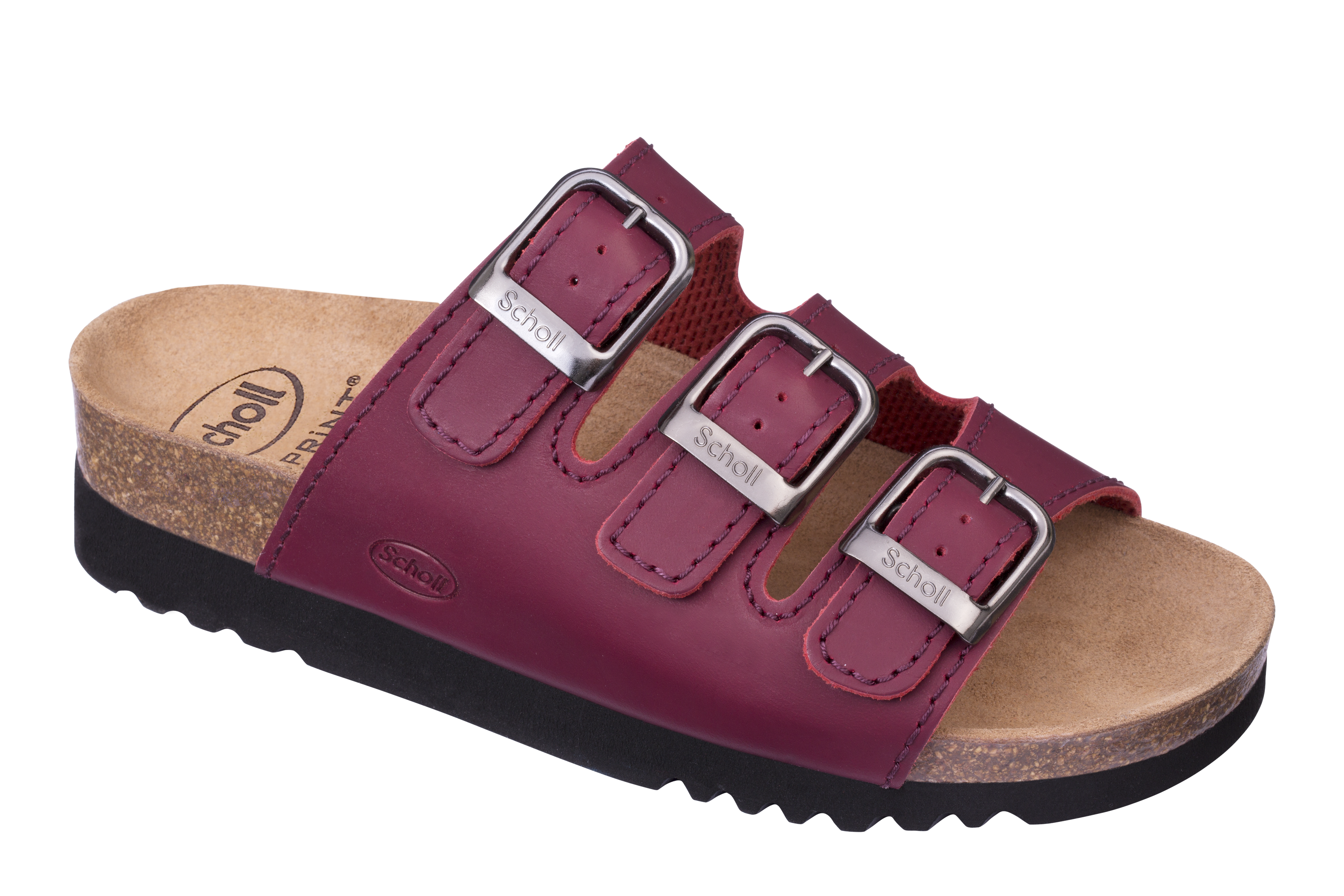 Scholl Rio Wedge Bordeaux