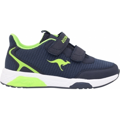 Kangaroos Kadee Spin V Navy/Lime